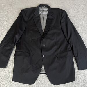 PETER MILLAR  Sport Coat Mens 46T Tall Navy Blue Wool Blazer 2 Button
